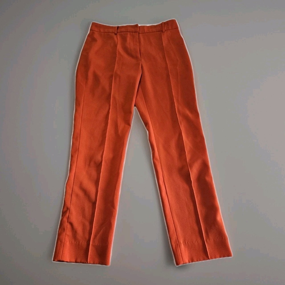 Cremiux‎ Womens Size 2 Nora Dress Pants Orange Stand Out Fashion Piece